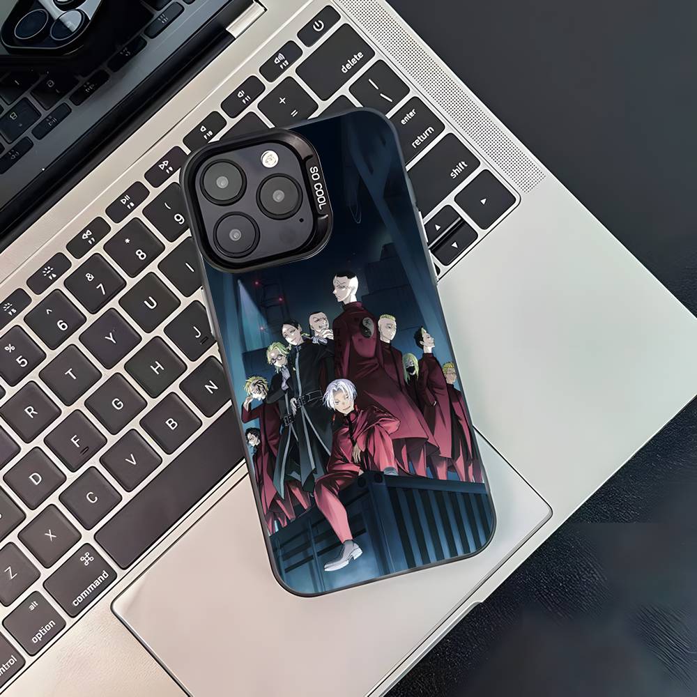 

Tokyo Revengers Cool Phone Case For iPhone 17,16,15,14,13,12,11,Pro,XS,Max,Plus,Mini,SE4,E Black Matte Shockproof Cover iPhone16PROMAX