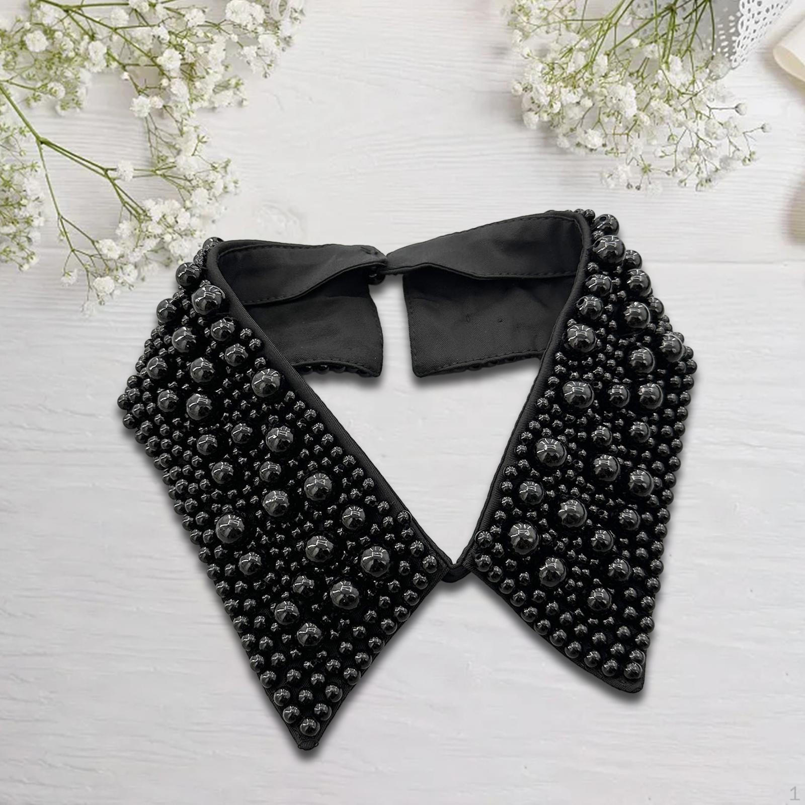 

Elegant Shawl Lapel Necklace for Women s Casual Attire - Stylish and Versatile Neckwear чорний