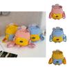 Adorable Cartoon Kids Crossbody Bag Featuring Stylish Color Blocking For Boys Girls And