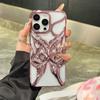 Etui 3D z motylem i płomieniem odprowadzające ciepło na telefon iPhone 16 15 14 13 12 11 Pro Max 16E Galwanizowane Odporne na wstrząsy Miękkie etui