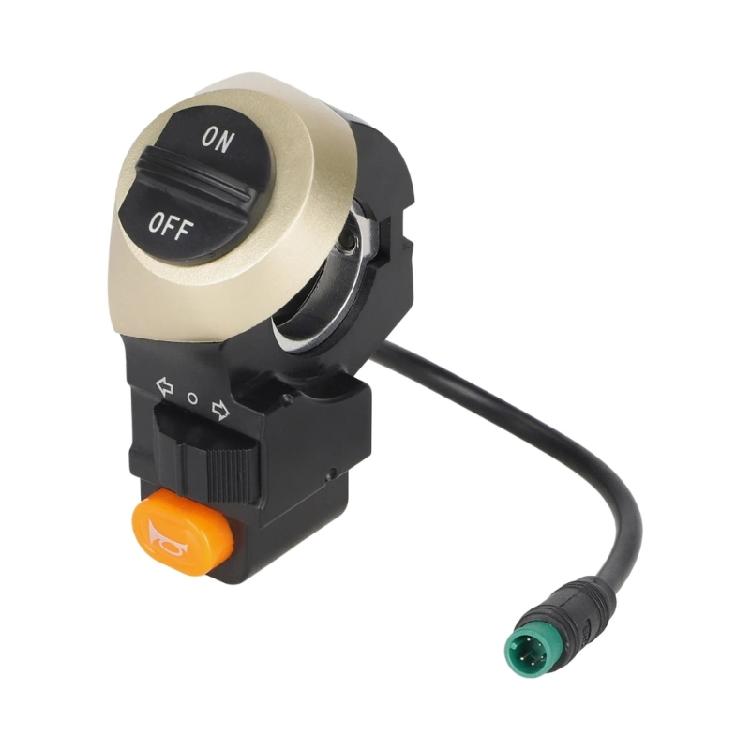 Легко установить 5-контактные водонепроницаемые тройные функциональные переключатели для электросамоката KugooM4 Поворотники и фара 1