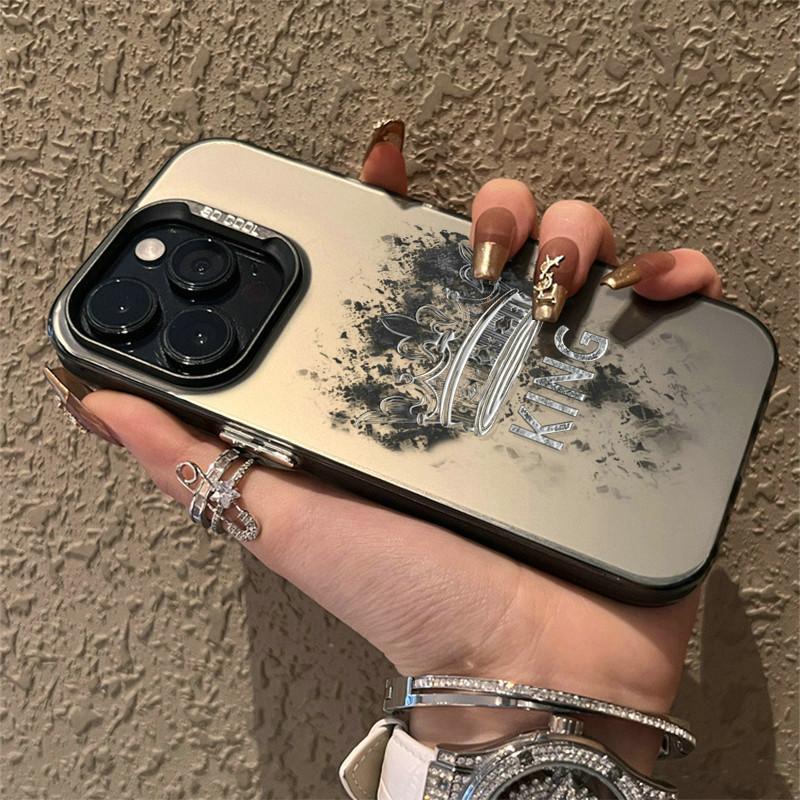 Husă IMD îmbunătățită KING BOSS, cu imprimare rece, antișoc, husă de protecție moale TPU Husă din spate completă pentru Xiaomi Redmi