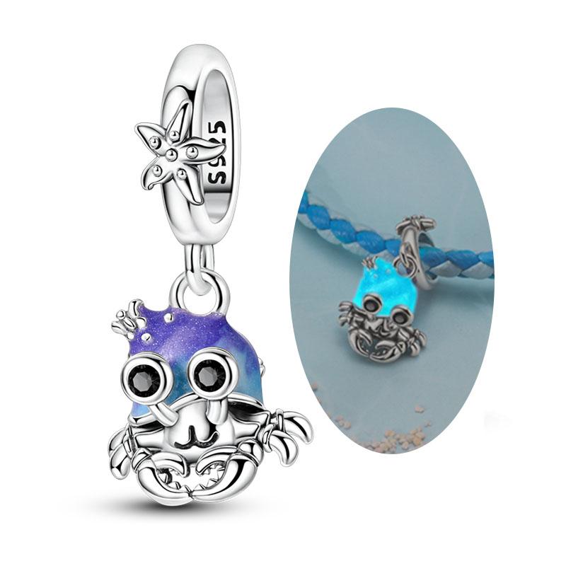 New Summer Charms Beads Pendants Copper Turtle Starfish Scallop Beads Fit Original Bracelet Diy Jewelry Accessories