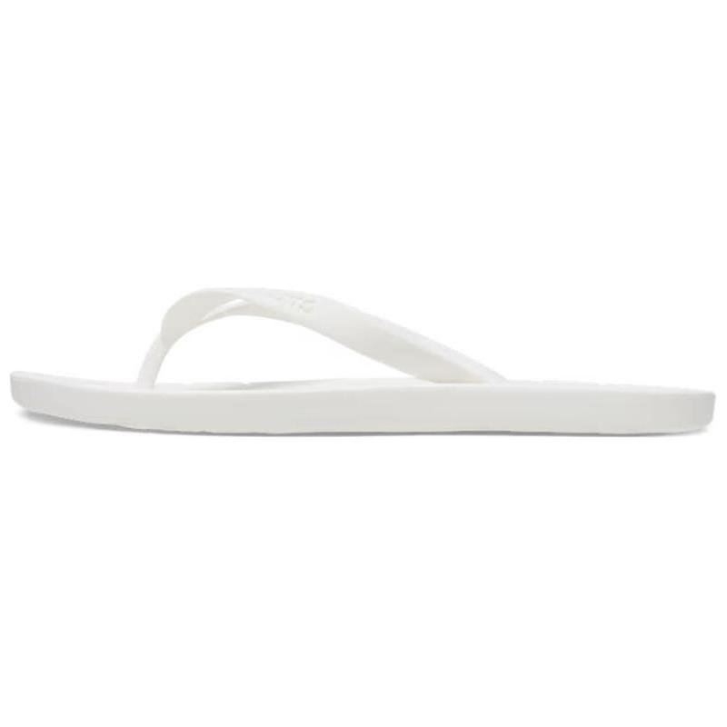 Crocs Open-Toed Slip-On Flip-Flops Unisex White