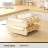 Transparent Egg Storage Box with 32 Compartments, Stackable and Durable for Kitchen and Refrigerator.