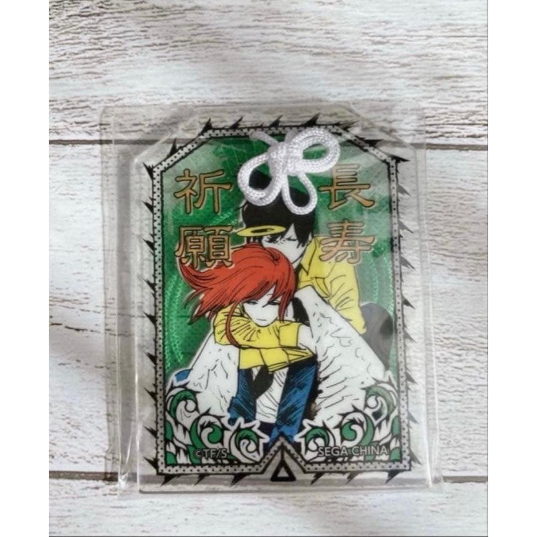 Used Chainsaw Man Amulet Style Acrylic Aki Hayakawa & Angel Devil Longevity Prayer