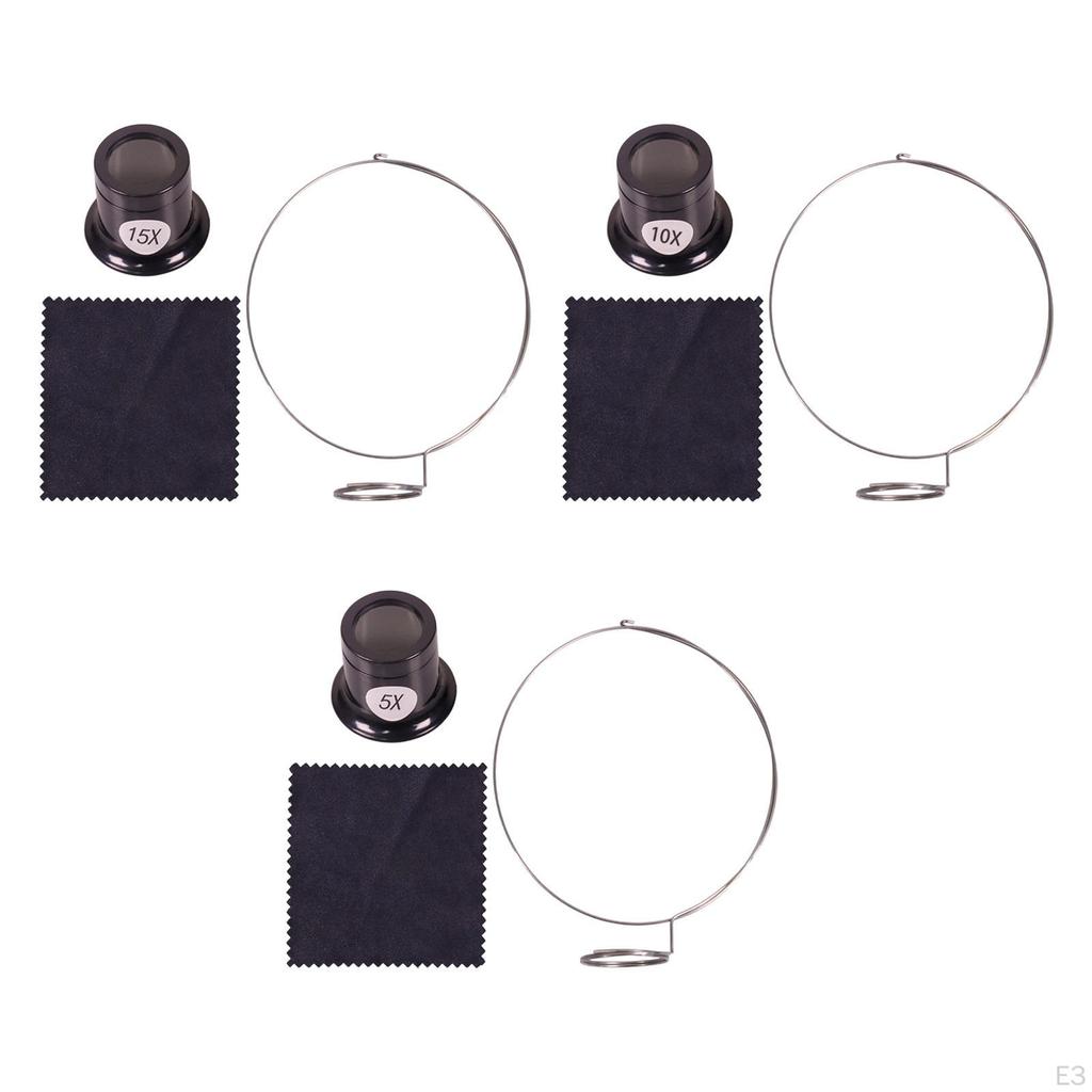 Glass Monocular Glasses Portable Tool PP Iron Material Suitable for Watch Repair Jewelry Experiments