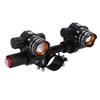 Scooter Handlebar Headlights Aluminum Alloy USB Rechargeable Bike Front Lights for 45-52mmCelsius 1.77-2.05inch Pole Diameters