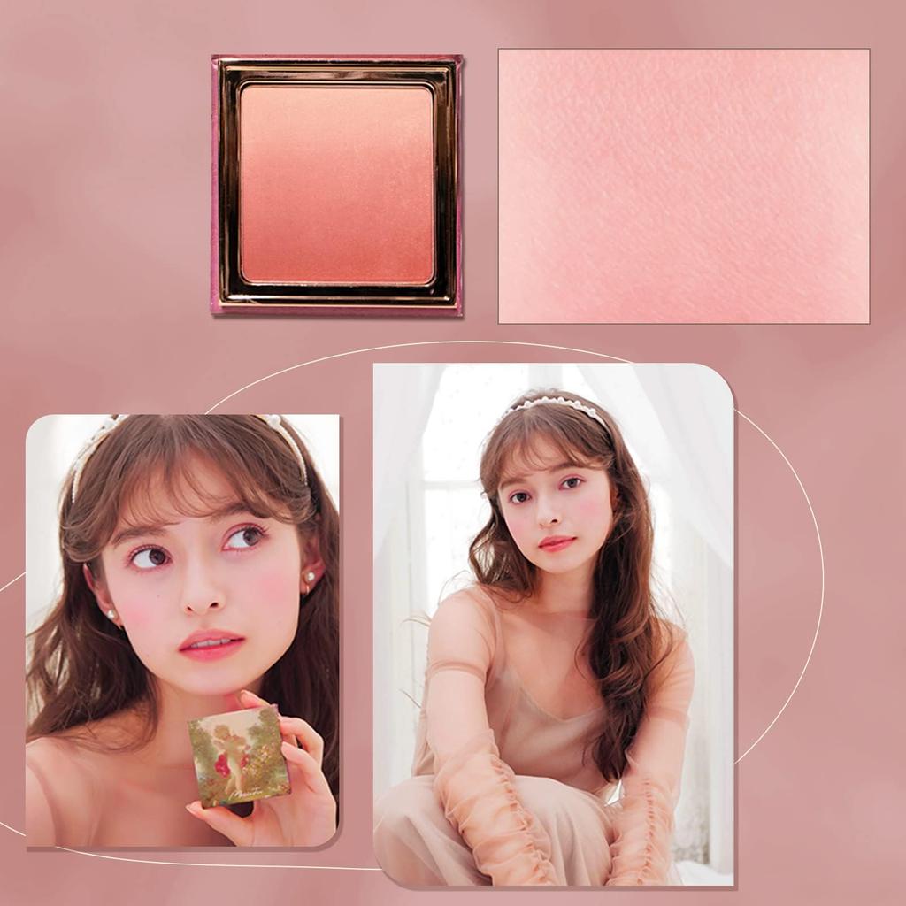 MilleFee Angel Painting Cheek Love the 5g Apricot Gradient Blush for a Shiny Pearl Cheek Highlighter (03 Sentinel) Healthy, Color,