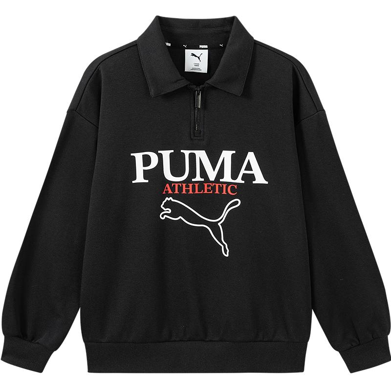 Puma Kids' Long-Sleeve Collared T-Shirt