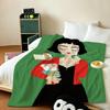 Movie a amelie Throw Soft Warm Flannel Fleece Throw Blanket for Sofa Bed Travel Home