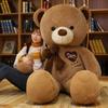 80/100CM Bear with Heart Stuffed Animals Bear Plush Toys Doll Lover Birthday Gift