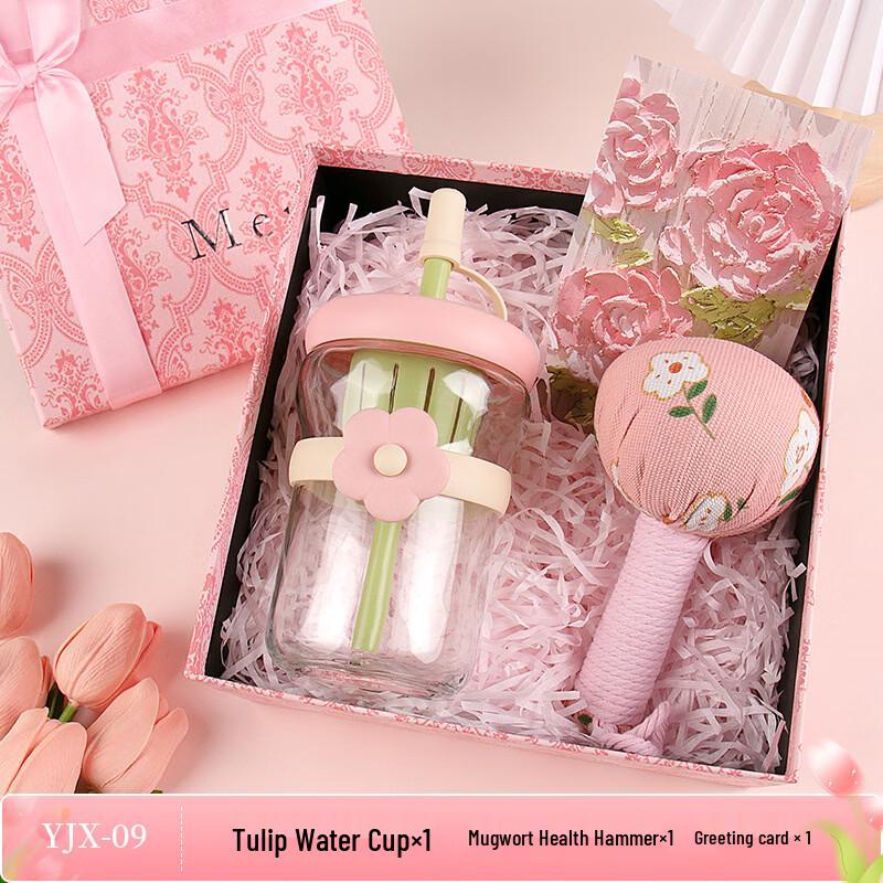 Jun Seventeen ME Tulip Series Glass & Moxa Gift Set