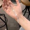 925 Sterling Silver 4mm Luxury Full Zircon 18cm Bracelet for Women, Fashion Charm Jewelry, Wedding