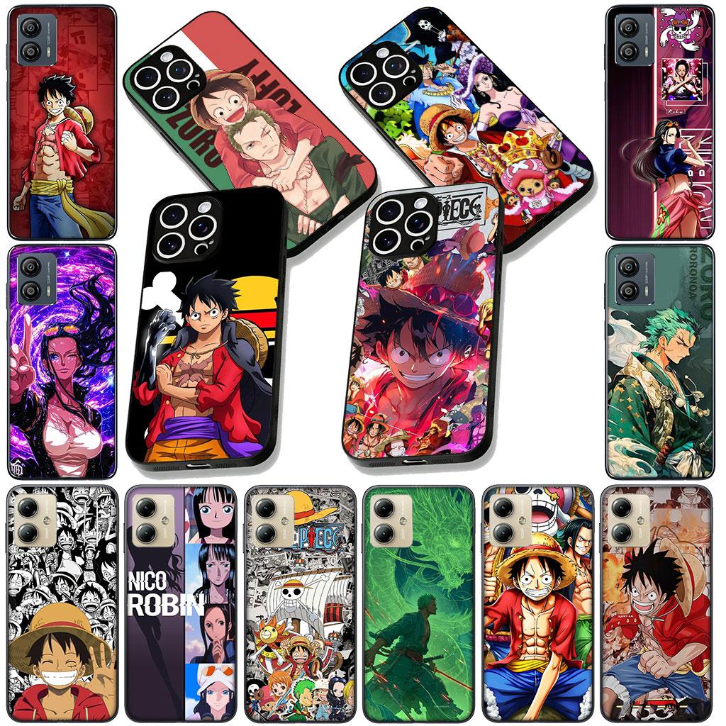 for Motorola Moto Edge 70 60 Fusion NEO Pro G Stylus G56 G96 G52 G04 G05 20 Phone Case Nico Robin Roronoa Zoro One Luffy Pieces