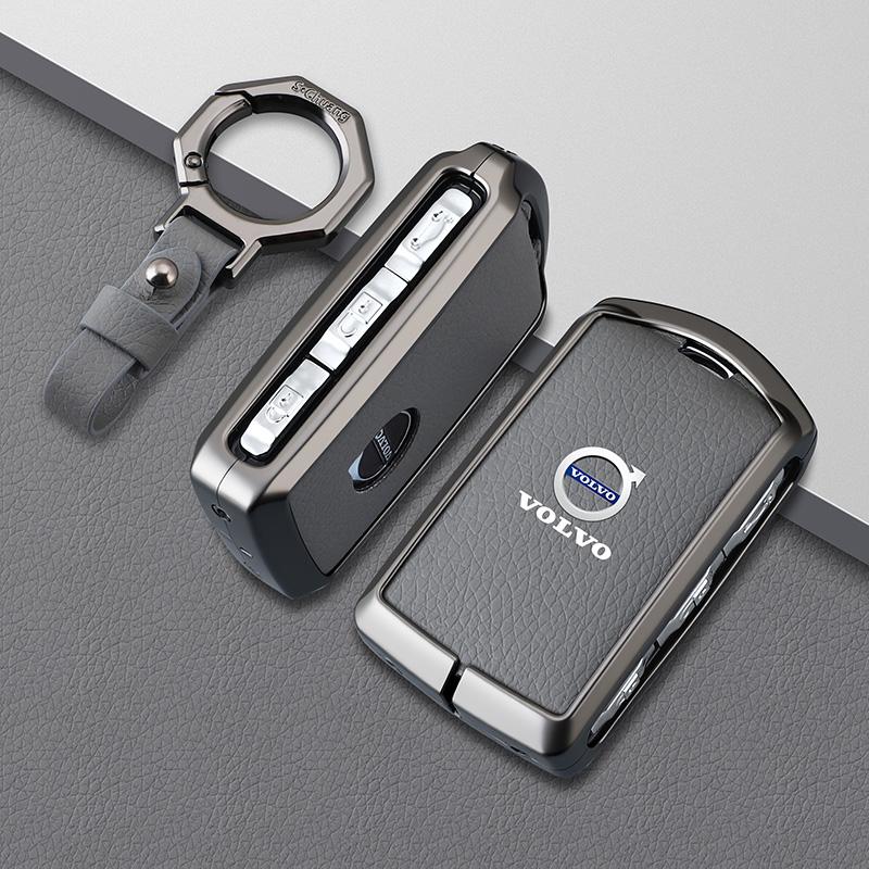 Zinc Alloy Car Key Cover Case Shell Holder Key Bag Protection For Volvo XC60 XC40 XC90 S90 V60 S60 V90 C40 Polestar 1 Polestar 2