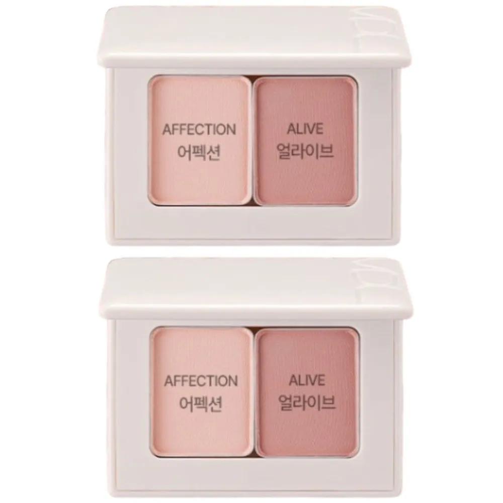 VDL Eye Stain Essential Moisturizing Shadow 03 Bunny Peach x2