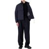 Emporio Armani FW23 Solid Color Crew Neck Ribbed Knit Casual Sweater Men sweater Black 6R1MX2-1MAXZ-0920