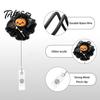 Decorative Badge Holder Halloween Retractable Reel, Cute Pumpkin And Grim Reaper Design, Acrylic Clip for Nurses Smooth Pull Cord Nurse Doctor Teacher