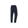 Li Ning Fitness Series Solid Color Straight Leg Ice Feel Moisture Wicking Knitted Sports Pants Men Bottoms Dark-Blue AKYU413-9