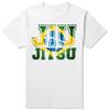 Unisex TShirts Brand Clothing Summer Cotton Unisex Tshirt Flag Bjj Tee Brazilian Jiu Jitsu Slim Fit Tee Shirt For Male Tee Euro Size