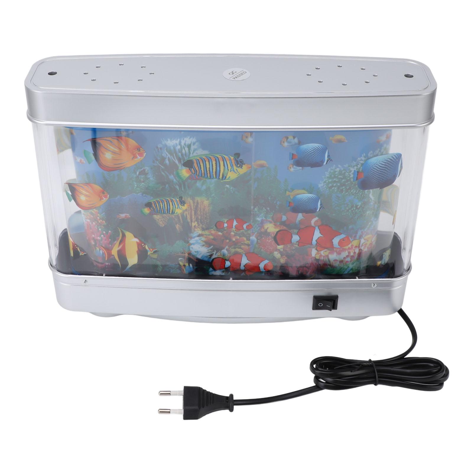 

Аквариум Декоративная Лампа Увлекательные Движущиеся Картины Искусственный Аквариум Сенсорный Аквариум Ночь EU Plug 220V