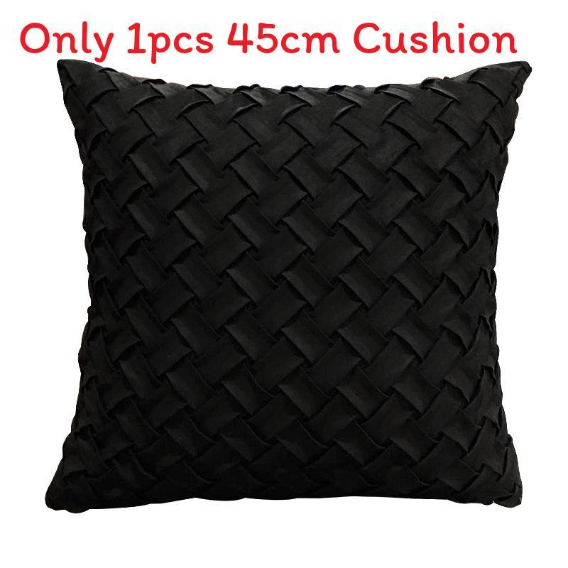 

Handmade Microfiber Weaving Car Pillow With Theme For Car Interior And Relaxation Black