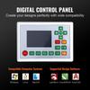 50W CO2 laser engraving cutting printer with a working table