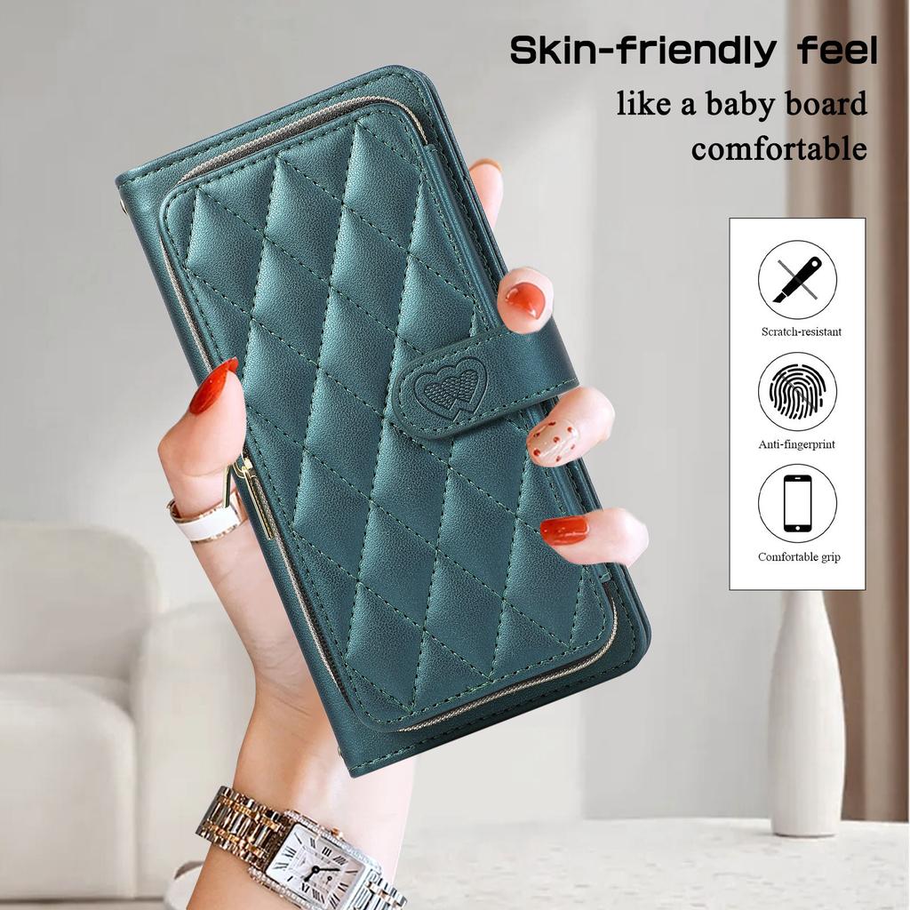 Crossbody Wallet Case for Samsung Galaxy A54 A15 A25 A35 A55 A73 A05 A05S A73 A24 A31 A22 A72 5G,PU Leather Zipper Handbag Cover