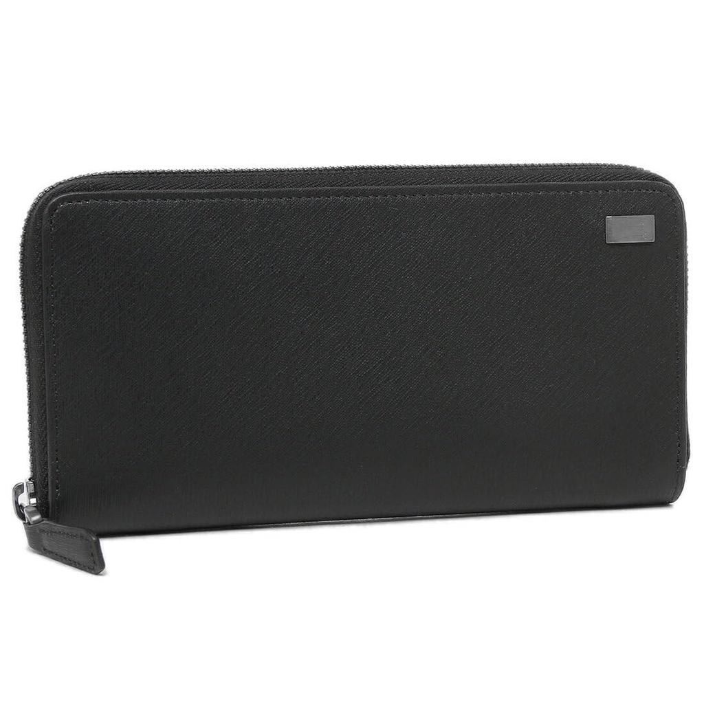 Dunhill Sidecar Gunmetal Black Long Wallet Men's (Product Code 21FS218SG001R)