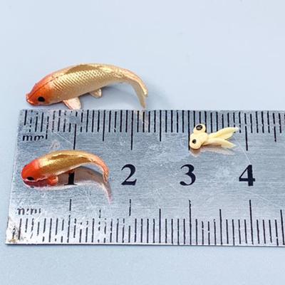 5pcs Dollhouse Miniature Fish Carp Doll House Home Ornament Toy For Dollhouse