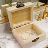 Plain Wooden Packing Box Small Size Gift Box Jewelry Storage Box  Jewelry and Small Item Storage