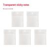 Cute Transparent Sticky Notes with Strong Adhesive - Invisible, Removable, and Perfect for Students