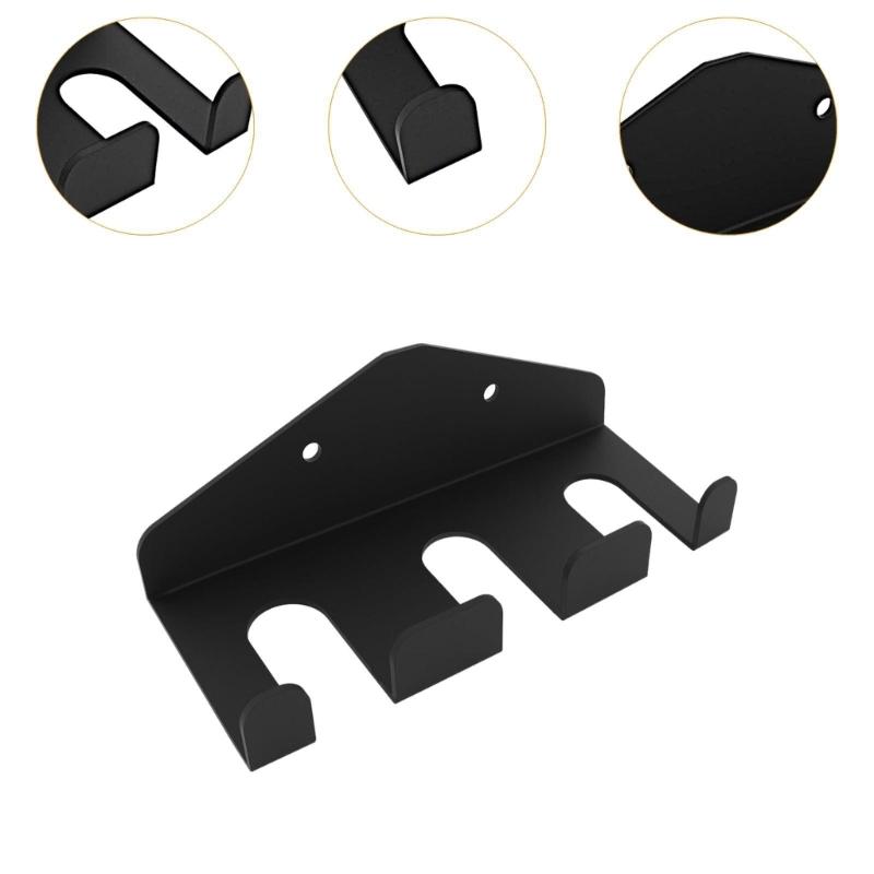 Vertical Wall Mounted Barbell Storage Rack Metal Design for Organizing Fitness Equipment in Home Garage and Gym Spaces