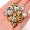 20pcs/lot Antique Lion Head Back Alloy Beads Charm Spacer Beads For Jewelry Making DIY Pendants Necklace Bracelets Accessories