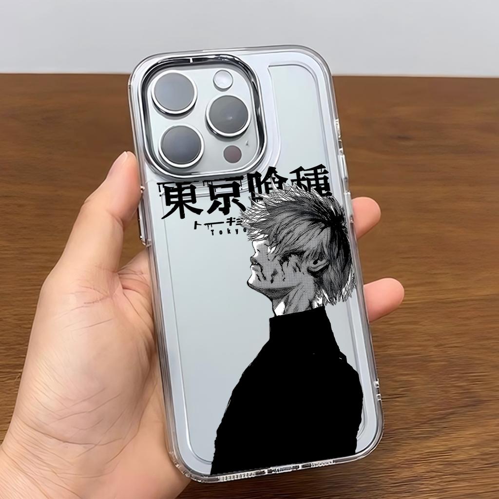 Coque de téléphone Anime Japonais Tokyo Ghoul Pour iPhone 17 16e 16 15 14 13 12 11 mini Pro Max X XR XSMAX 8 7 Air Plus Housse Souple