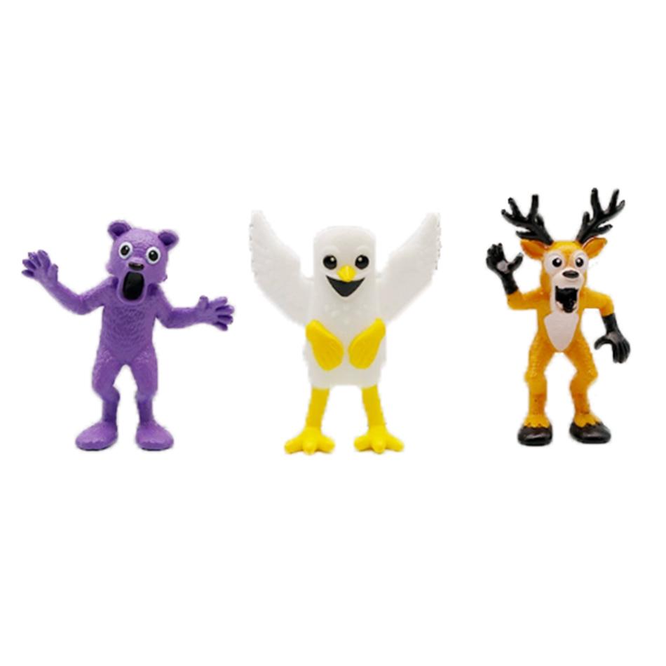 6p New Game Peripheral Action Figures  Game 99 Nights In The Forest Birthday Gifts Toys for Kids Halloween Gifts