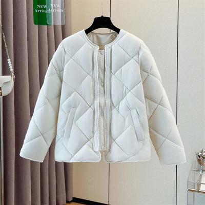 Kurze Winter-Neuheit Baumwollgepolsterte Jacke Retro High-End Explosion Kleine Duftende Baumwollgepolsterte Jacke