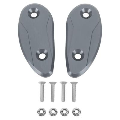 2 Piezas Cubierta de Agujero de Espejo Retrovisor de Motocicleta Aleación de Aluminio Placas Base de Bloqueo de Espejo Apto para CBR1000RR 2020 a 2023