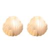 Personality Exaggerated Shell Earrings And Necklace Set For Women Holiday Style Simple Fashion Scallop Jewelry