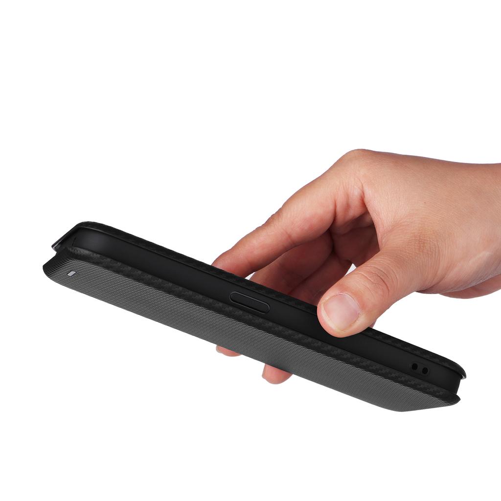 For Nothing Phone (2a) Plus/Phone (2a) Case Carbon Fiber Texture PU Leather Magnetic Closure Phone Cover