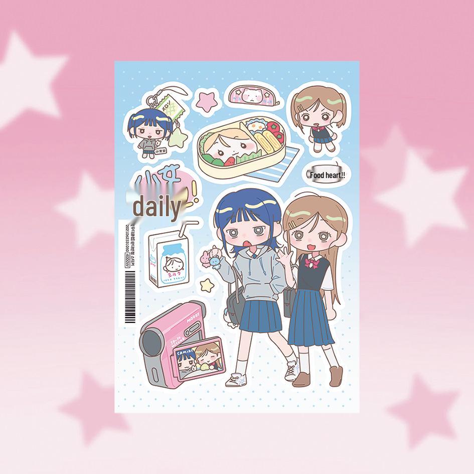 Adorable Shibuya Diary Stickers: Japanese-Inspired DIY Creative Korean Guka Planner