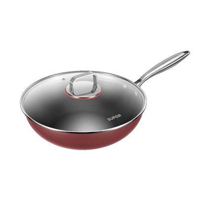 SUPOR Lightweight Stainless Steel Wok