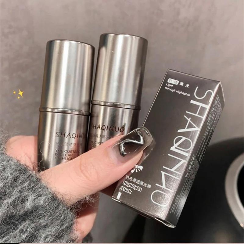 Glass Skin Highlighter Stick Natural Water Light Face Clear Shining Highlighter Contour Blusher Brightening Face Korean Makeup