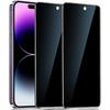 YMHML 2 Pack for iPhone 14 Pro Max Privacy Screen Protector, Upgrade Anti Spy Tempered Glass Privacy Screen for iPhone 14 Pro Max (6.7 Inch), Scratch