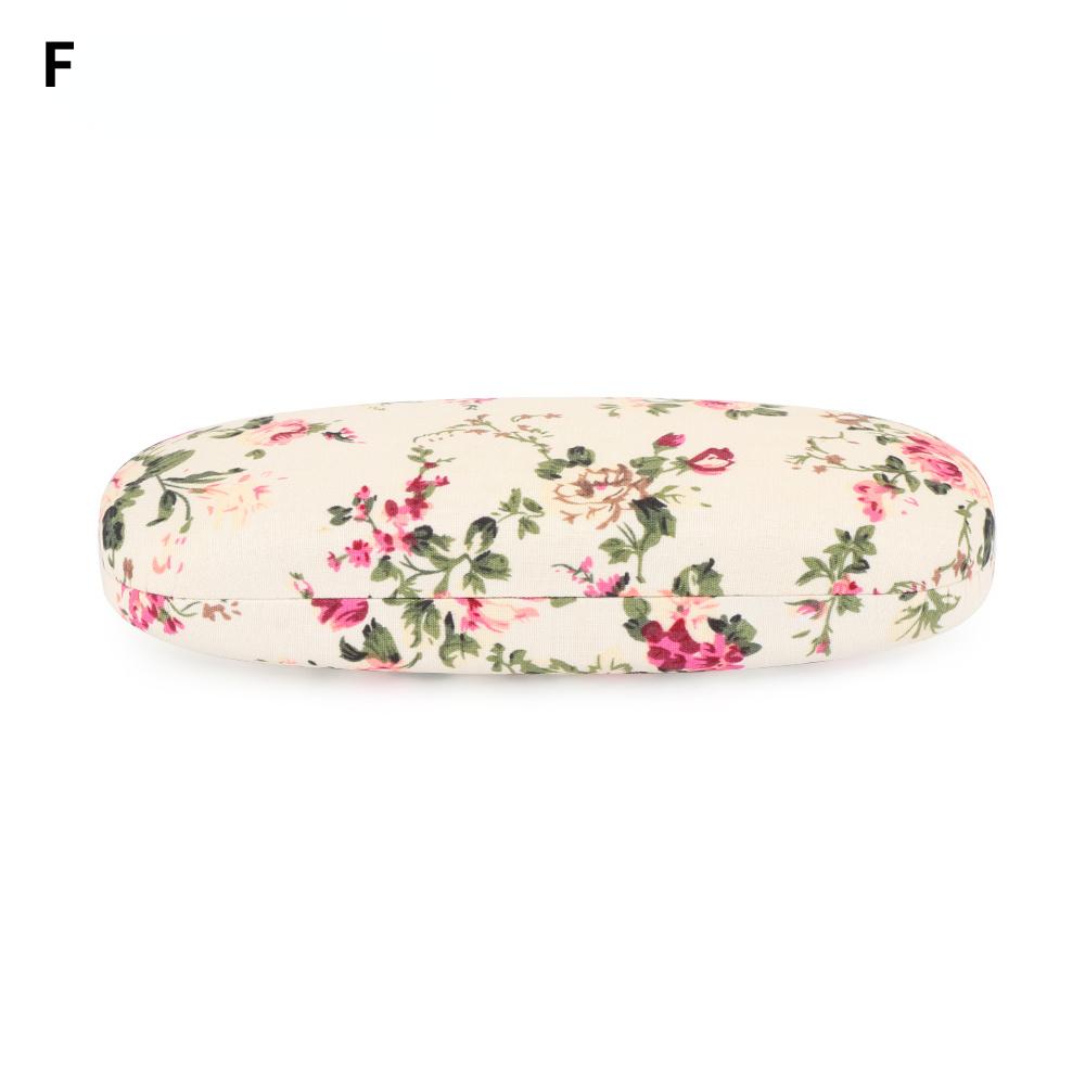 1PC Mode Tragbare Stoffe Floral Brillenetui Lesebrille Box Sonnenbrille Taschen Spektakel Fall Harte Brillen Schutz