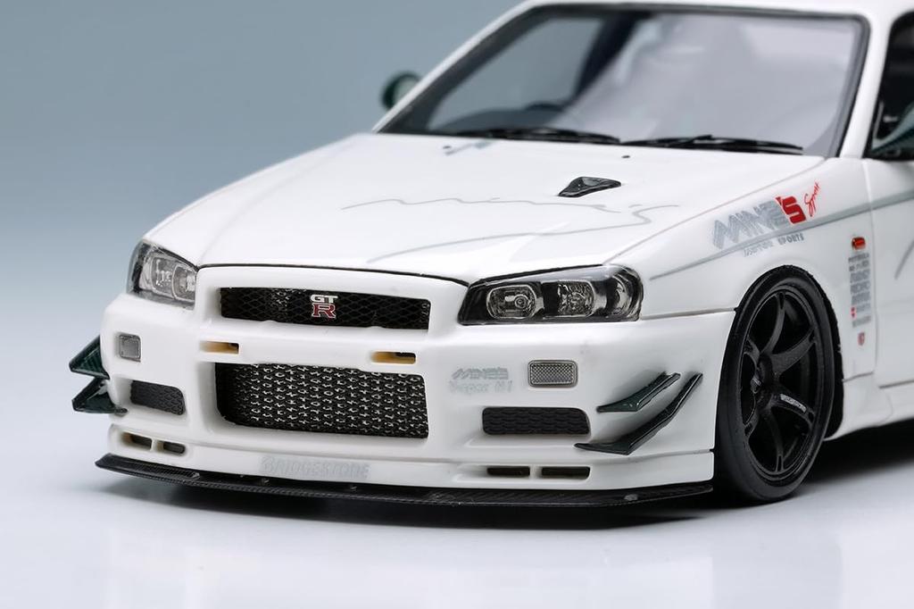MAKE UP EIDOLON 143 MINE'S SKYLINE GT-R (BNR34) V-spec N1 Tokyo Auto Salon 2024 Finished Product