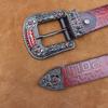 Men's Handmade Retro Leather Belt with Pin Buckle - Versatile for Jeans