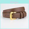 Womens Leather Waist Belt For Jeans Casual Fashion With Metal Buckle For Office And Daily Use