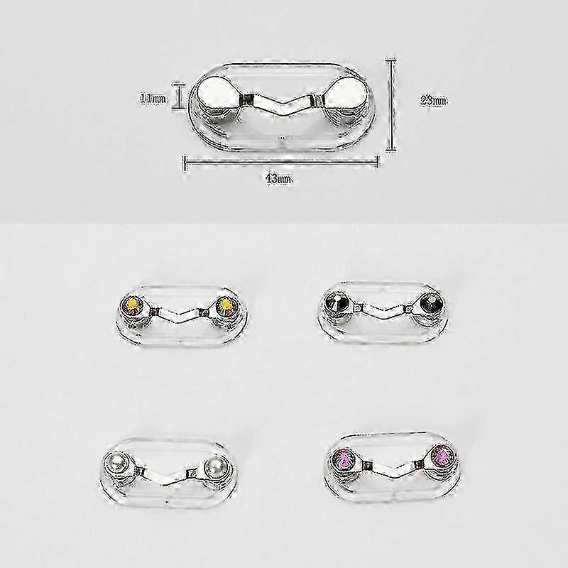 Magnetic Eyeglass Holder Keep Glasses Safe Magnetic Eyeglass Holders Id Badge Earphone S202412121447